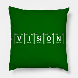 Vision (V-I-Si-O-N) Periodic Elements Spelling Pillow