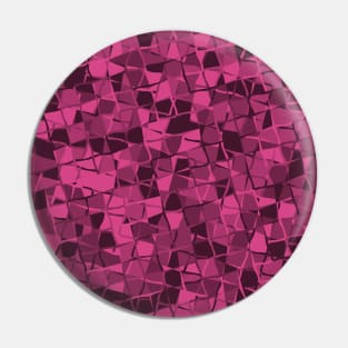 Grid Square Mosaic Pattern (Pink) Pin