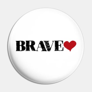 Brave-heart Pin