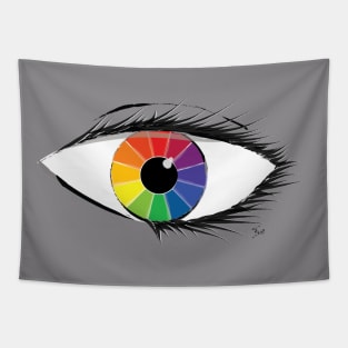 Eye of Color Tapestry