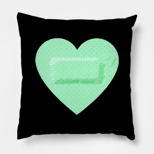 Heart Plaster MINT Pillow