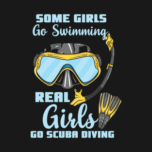 Scuba Diving - Female Scuba Diver Gift T-Shirt