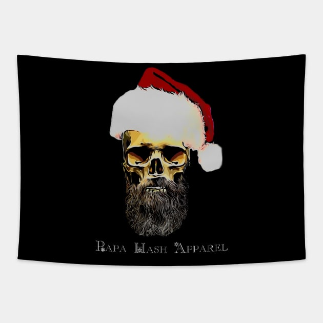 Papa Hash Apparel: Santa Hat Tapestry by Papa Hash's House of Art