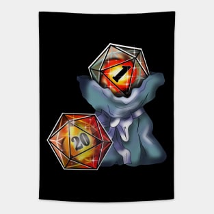 D20 natural 20 and natural 1 dnd dice Tapestry