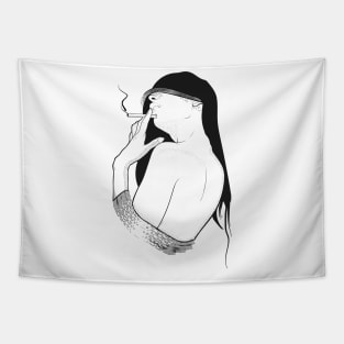 Black & white Elegant Art 6 Tapestry