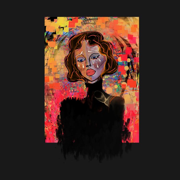 Abstract lady portrait by Colormyline by Denis Senyol