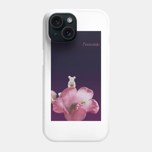 Mouse on a flower Phone Case by Moozoriki