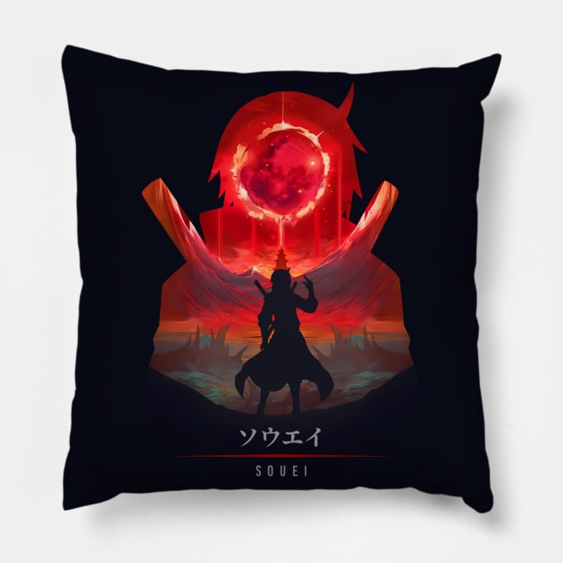 Souei - Bloody Illusion Pillow by The Artz