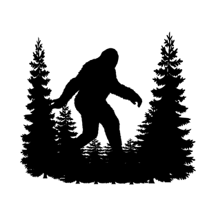 Funny Bigfoot and Sasquatch T Shirts T-Shirt