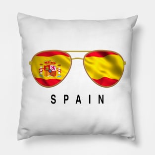 Spain Sunglasses, Spain Flag, Spain gift , Swedish, Swede, Pillow