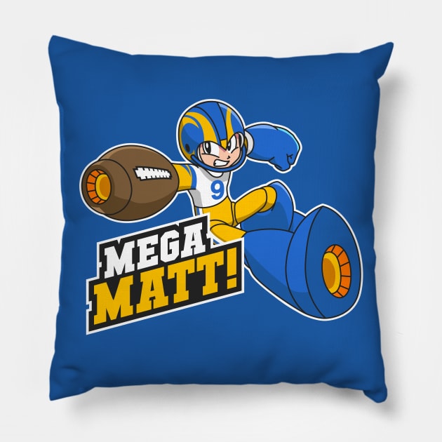 Mega Matt Stafford Pillow by Carl Cordes