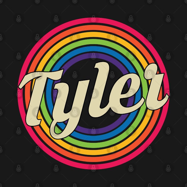 Tyler - Retro Rainbow Style by MaydenArt