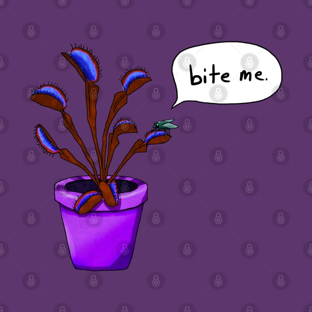 Bite Me Venus Flytrap - Purple by ShiftyShrike