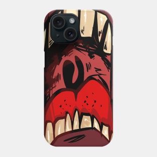 Scream of anger! Phone Case