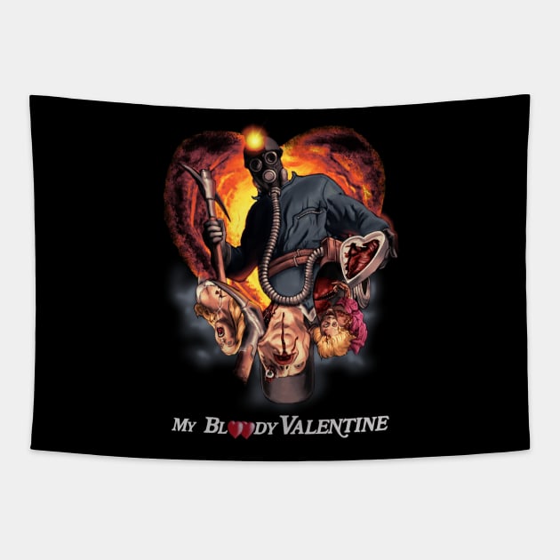 Bloody Love Tapestry by MAW Design