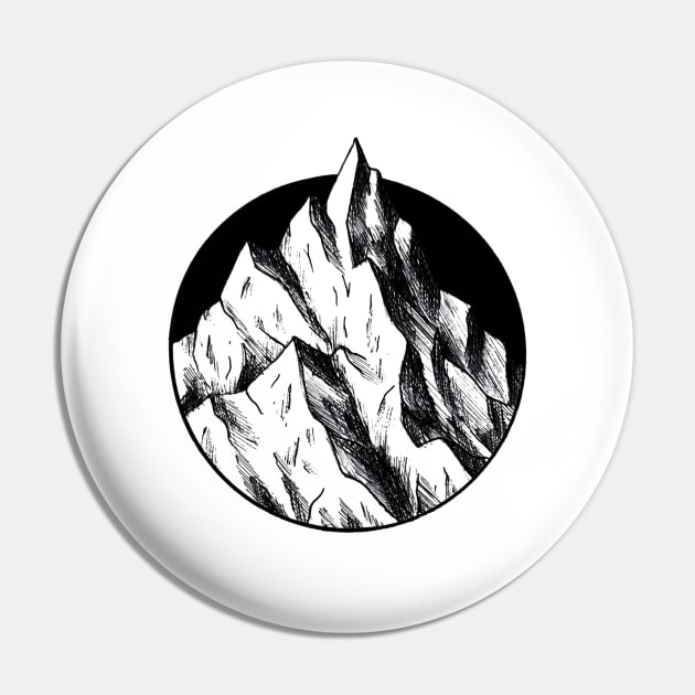 Mountains Pin by Ysketch