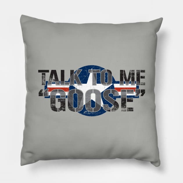 Talk to Me Goose Pillow by AnimalatWork