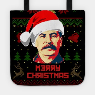 Joseph Stalin Merry Christmas Tote