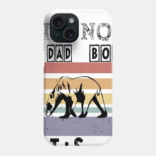 It's Not A DAD BOD It's A Father Figure Funny Gift for Dad, Papa - Mens Phone Case