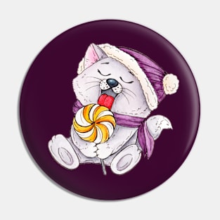 Kitten T-shirt Pin