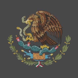 Mexican Eagle Flag - vintage design T-Shirt