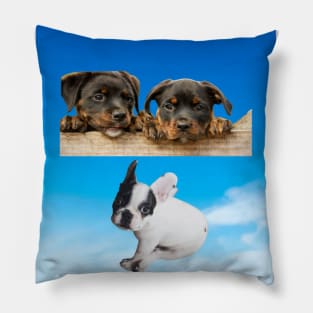 cute puppies Pillow