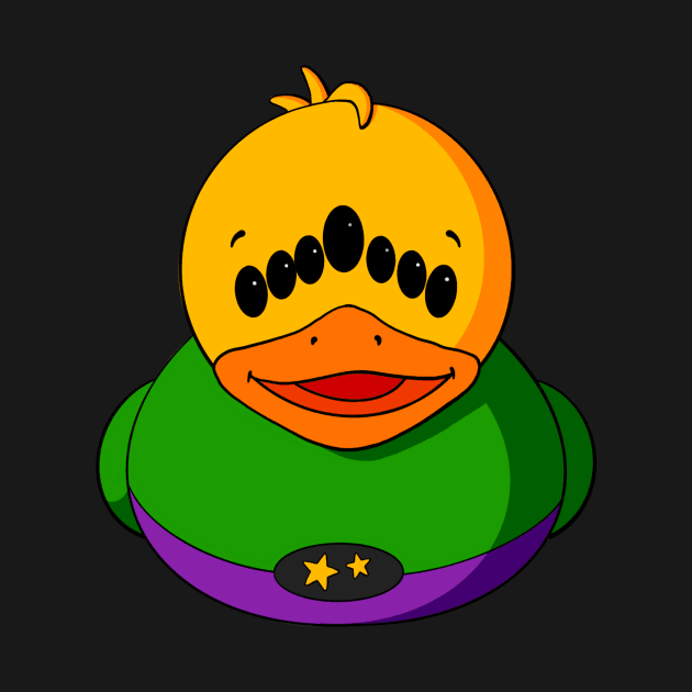 Alien Rubber Duck by Alisha Ober Designs