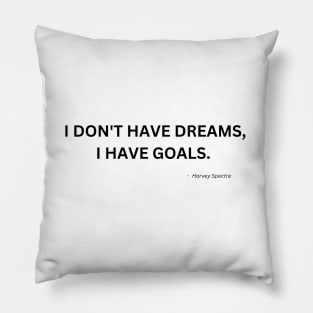 Dreams and Goals Pillow