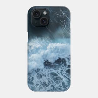 Blue ocean waves Phone Case