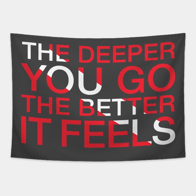 The Deeper You Go... Tapestry by artsytoocreations