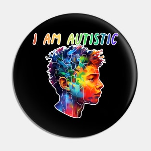 I am autistic Pin