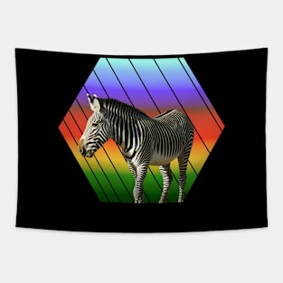 Zebra - Hexagram - Kenya / Africa Tapestry