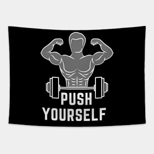 Push yourself Tapestry