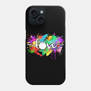 Yerba Mate Love Typography Colorful Caffeine addict gift Phone Case