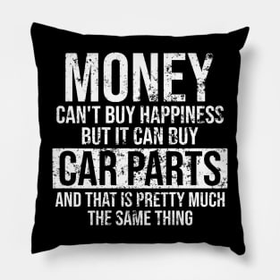 Can Buy Car Parts Funny Car Guy Mechanic Pillow