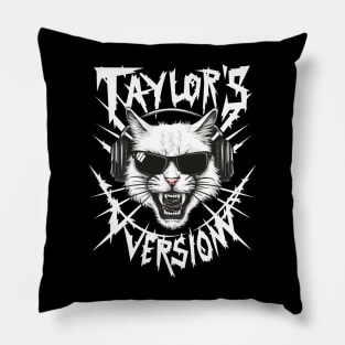 death metal taylors cat version Pillow