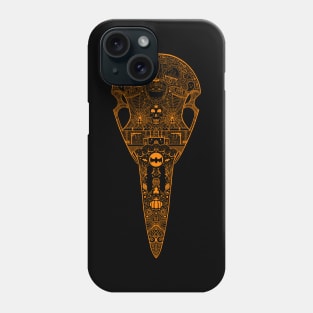 Raven Skull - Happy Halloween Phone Case