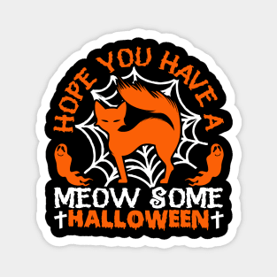 Spooky Cat Hope You Have A Meow Some Halloween Magnet