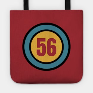 The Number 56 - Fifty Six - Fifty Sixth - 56th Tote