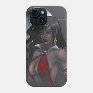 Vampirella (With Background) Posters and Art Prints Phone Case