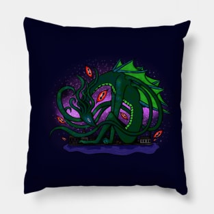 The Abyss Stares Back Pillow