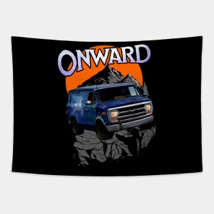 Onward Car Adventure Tapestry