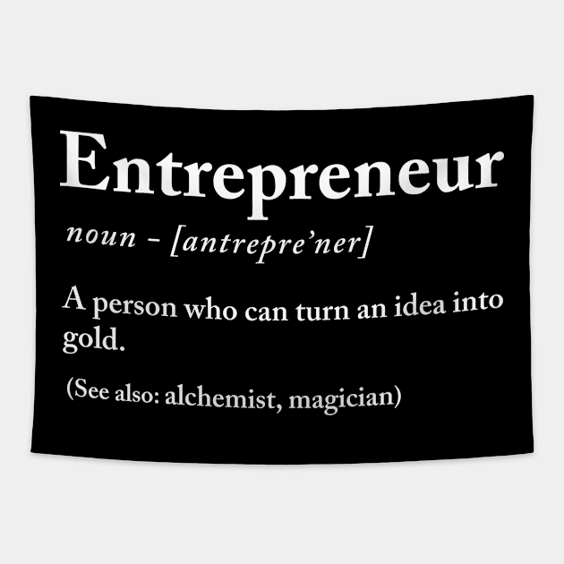 Entrepreneur definition Tapestry by Periaz