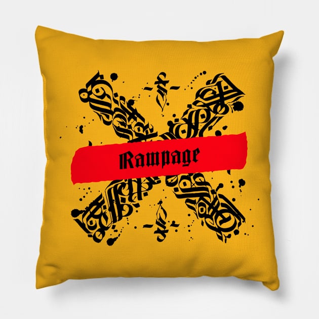 The Rampage. Pillow by TaansCreation 