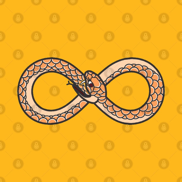 Yellow Ouroboros by kmtnewsman