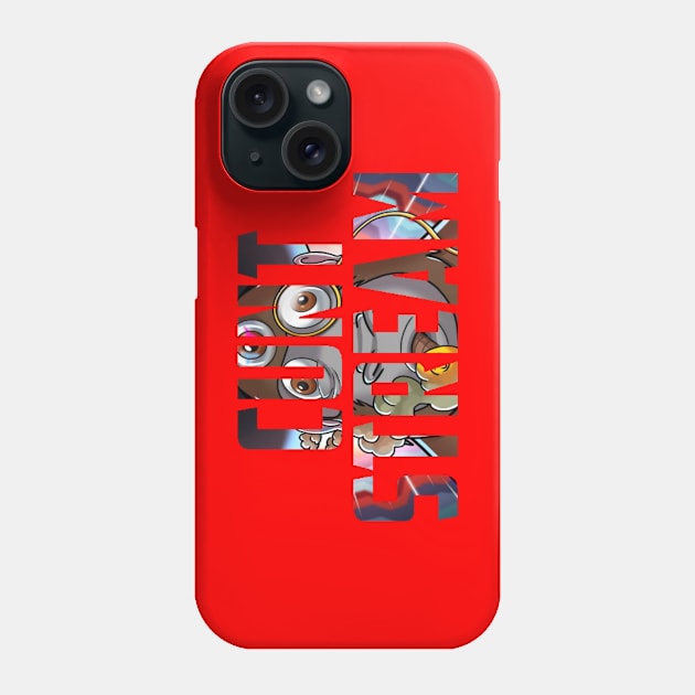 Psychedelic Schmeckle Text Phone Case by Schmeckle