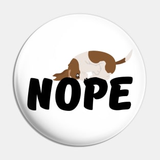 Lazy Basset Hound - Dog Quote Pin