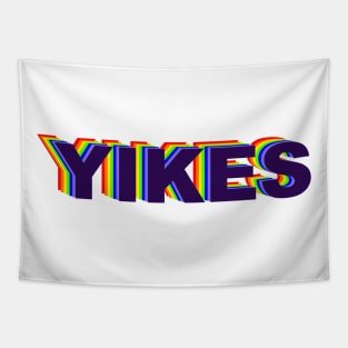 Yikes Rainbow Tapestry