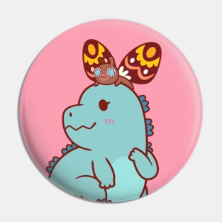 Kaiju Kawaii Pin