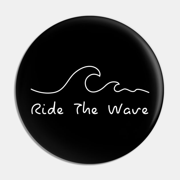 Ride the Wave Pin by SunsetSurf